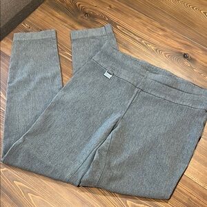 Alfani slim fit, pull on grey dress pants